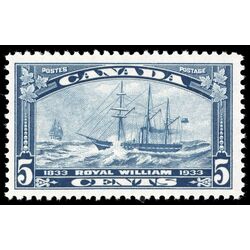 canada stamp 204 royal william 5 1933 M VFNH 049