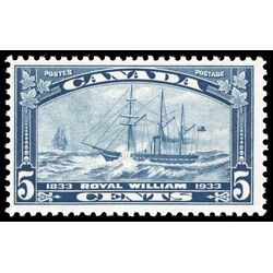 canada stamp 204 royal william 5 1933 M VFNH 050