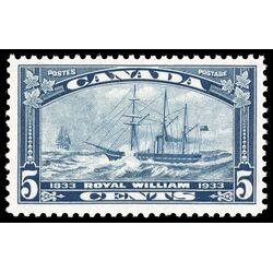 canada stamp 204 royal william 5 1933 M VFNH 052