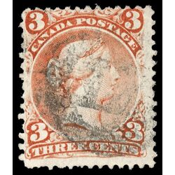 canada stamp 33 queen victoria 3 1868 U F 029