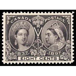 canada stamp 56 queen victoria diamond jubilee 8 1897 M VF XFNH 118