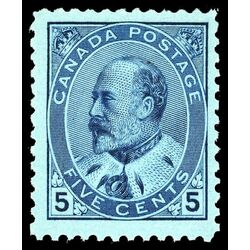 canada stamp 91 edward vii 5 1903 M F VFNH 058
