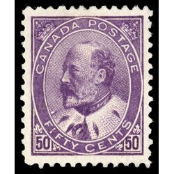 canada stamp 95 edward vii 50 1908 M XF 092