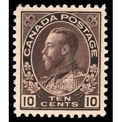 canada stamp 116 king george v 10 1912 M XF 031