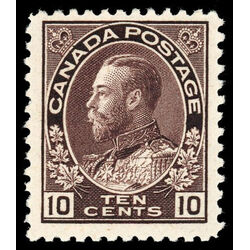 canada stamp 116 king george v 10 1912 M VFNH 030