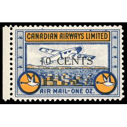 canada stamp cl air mail semi official cl52 canadian airways ltd 10 1932 M NH 010