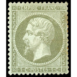france stamp 22a emperor napoleon iii 1 1862