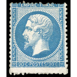 france stamp 26 emperor napoleon iii 20 1862 M 001