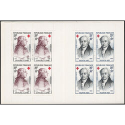 france stamp b337a charles michel de l epee and valentin hauy 1959