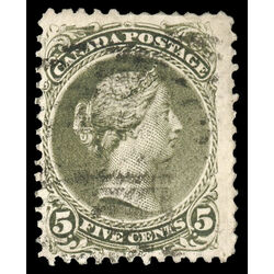 canada stamp 26 queen victoria 5 1875 U F 044