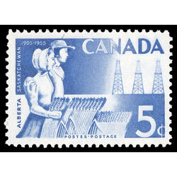 canada stamp 355 wheat and oil 5 1955 M VFNH 042