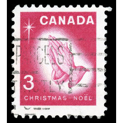 canada stamp 451 praying hands 3 1966 U VF 029