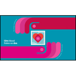 canada stamp 3542 fdc blood donation 2026