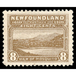 newfoundland stamp 93 view of mosquito 8 1910 M VF 018