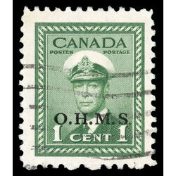 canada stamp o official o1 king george vi war issue 1 1949 U VF 005
