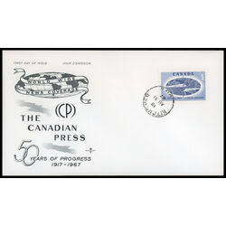canada stamp 473 globe 5 1967 FDC PC 024