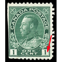 canada stamp 104c king george v 1 1913 M FNG 006