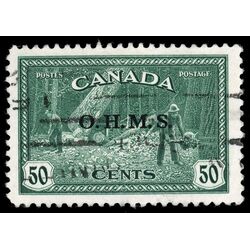 canada stamp o official o9 lumbering 50 1949 U VF 042