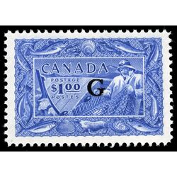 canada stamp o official o27 fisherman 1 00 1951 M XFNH 028