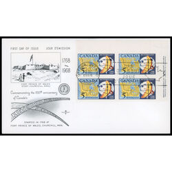 canada stamp 479 weather map and instruments 5 1968 FDC UR 031