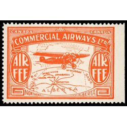 canada stamp cl air mail semi official cl50 commercial airways ltd 10 1930 M NH 007