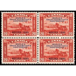 canada stamp 203i harvesting wheat overprint 20 1933 M VFNH 012