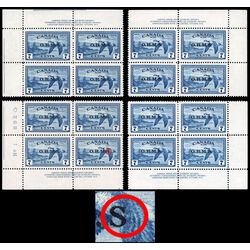 canada stamp c air mail co1 canada goose 7 1946 PB SET %231 006