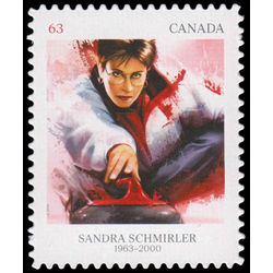 canada stamp 2706i sandra schmirler 1963 2000 2014