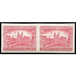 newfoundland stamp nf215a eton college 2x4 1933