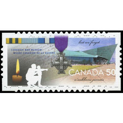 canada stamp 2108i war museum medal morse code 50 2005