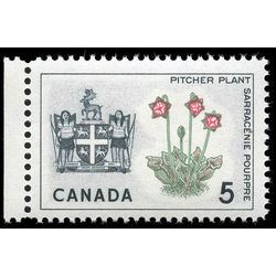 canada stamp 427ii newfoundland pitcher plant 5 1966  4