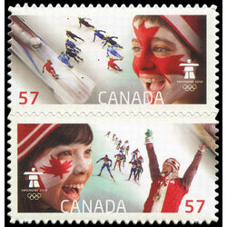 canada stamp 2375i celebrating the olympic spirit 2010