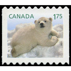 canada stamp 2432i polar bear 1 75 2011
