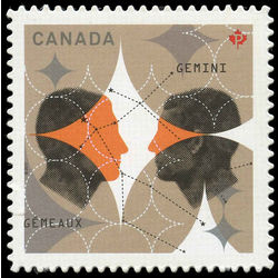 canada stamp 2451i gemini the twins 2011