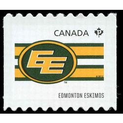 canada stamp 2560ii edmonton eskimos 2012