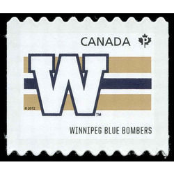 canada stamp 2563ii winnipeg blue bombers 2012