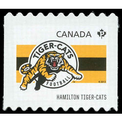 canada stamp 2564ii hamilton tiger cats 2012