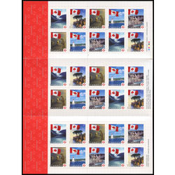 canada stamp 2193b permanent booklets flags 2006