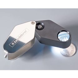 pocket led folding magnifier 10x lighthouse