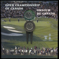 open championship golf stamp and coin set