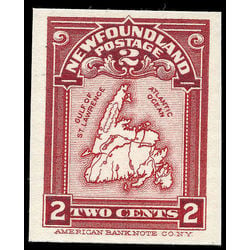 newfoundland stamp 86pi map of newfoundland 2 1908