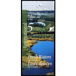 canada stamp bk booklets bk229 fresh waters of canada 2000