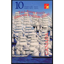 canada stamp bk booklets bk230 tall ships 2000