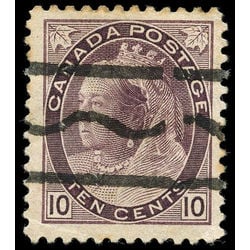 canada stamp 83xx queen victoria 10 1898
