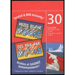 canada stamp bk booklets bk215c flag over iceberg 2000