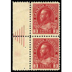 canada stamp 109iii king george v 3 1923 pair