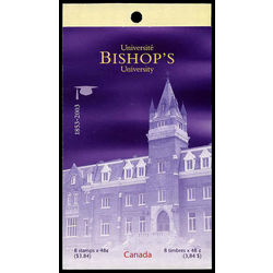 canada stamp bk booklets bk266 bishop s university 2003