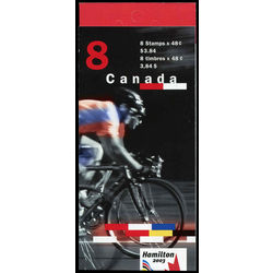 canada stamp bk booklets bk275 cyclists 2003