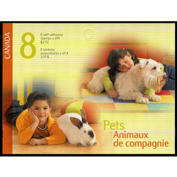 canada stamp bk booklets bk297 pets 2004