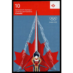 canada stamp bk booklets bk494 rowing 2012